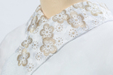 刺繍襟(金)