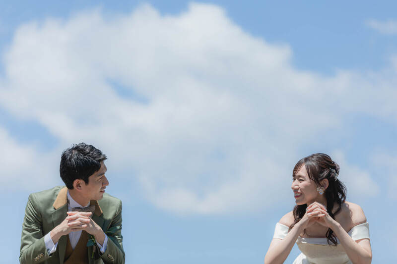 向き合いショット