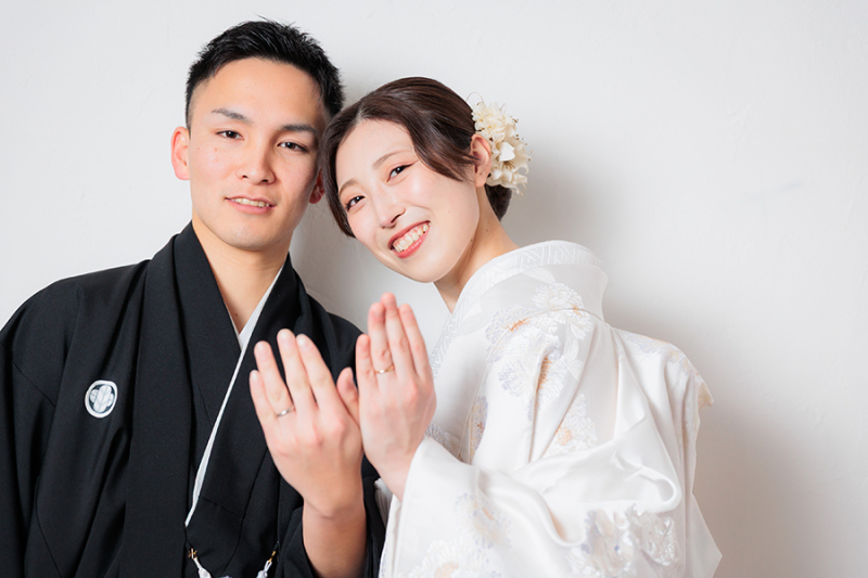 二人の幸せを願って...
