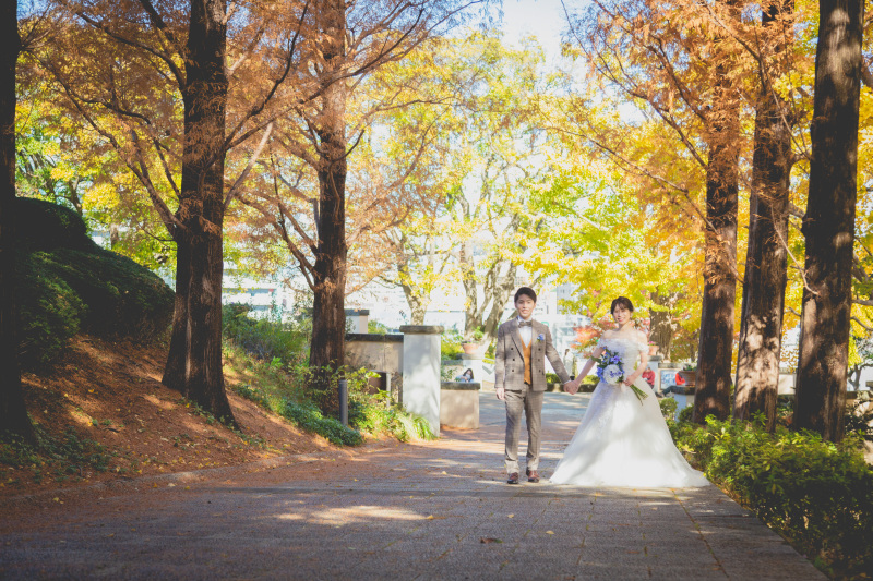 西洋館が魅力な山手イタリア山庭園 撮影日 21年12月1日 山手イタリア山 庭園 スタジオゼロ横浜店 神奈川県でフォトウェディング探すならphotorait