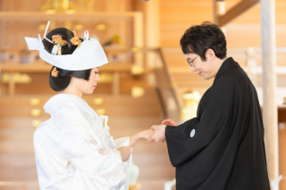 伊勢山皇大神宮で神前婚♪