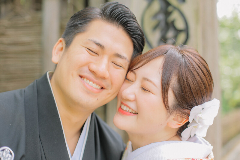 最後は笑顔で自然に