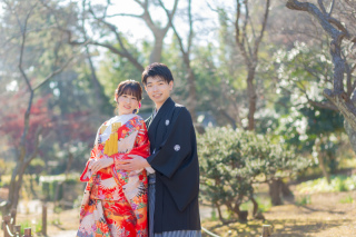 三溪園で和装フォト♪風情を感じて・・・。