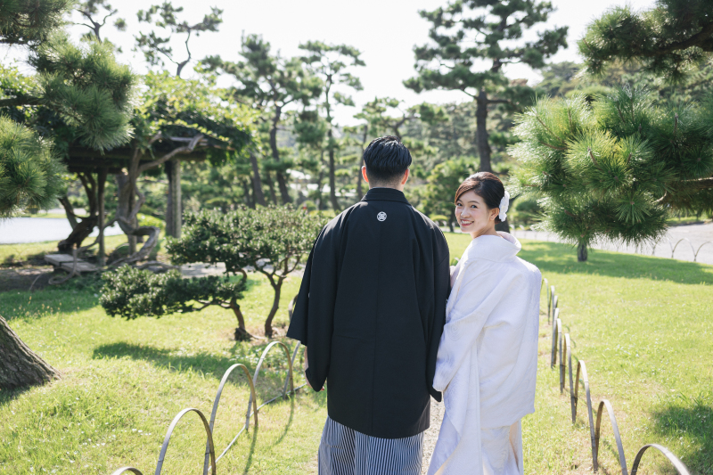 会話をしながら園内をお散歩