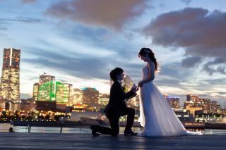 みなとみらいの夜景はおふたりのもの♡ナイトロケ 