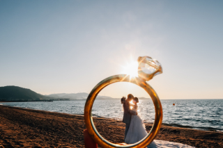 淡路島チャペル&ビーチサンセット　ウェディングロケーション撮影