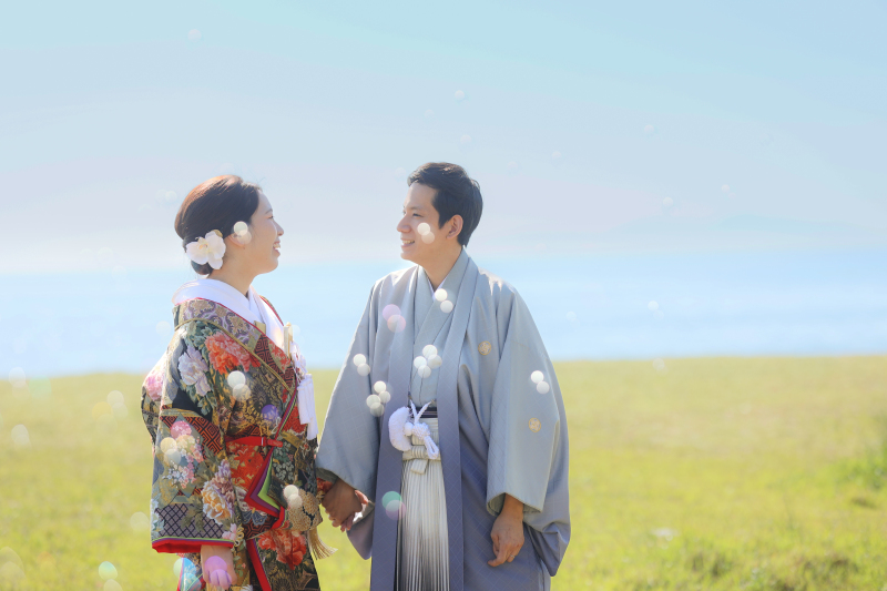 淡路島八幡神社・慶野松原 和装撮影