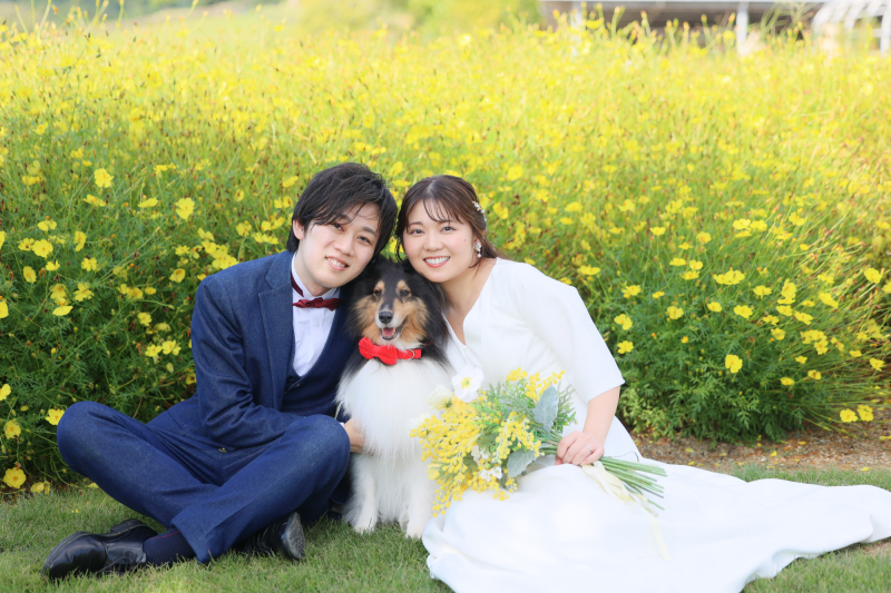 ワンちゃんも一緒