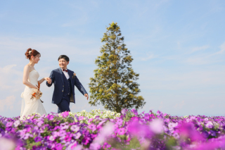 洋装　ビーチ　あわじ花さじき