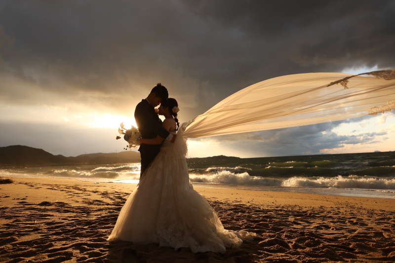 和洋装 八幡神社・ビーチ