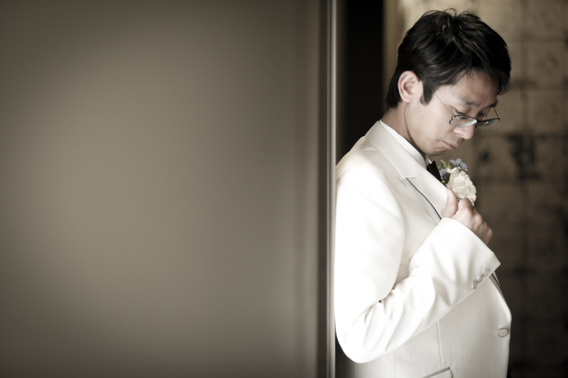 新郎さまのソロショット