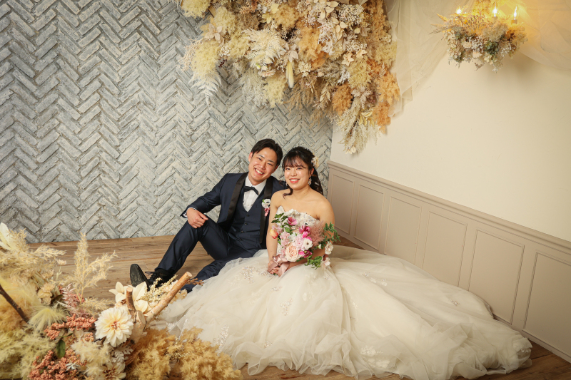 スタジオCADOU・ビーチサンセット ウエディング撮影