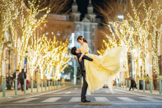 神戸旧居留地ナイトロケーション撮影