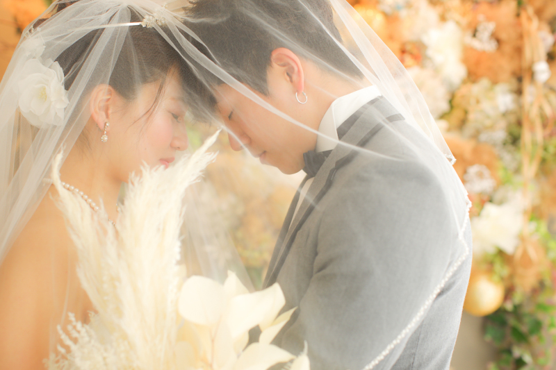 ご希望のベールカット