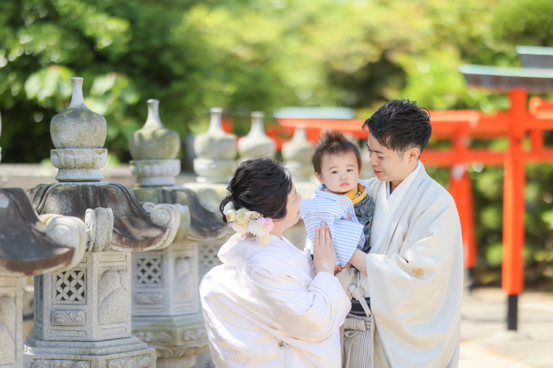 伊弉諾神宮&ビーチファミリーフォト ロケーション撮影