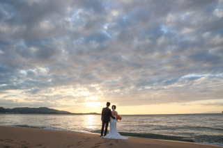 洋装　ビーチサンセット