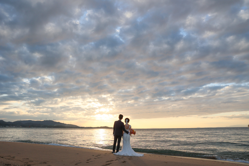 洋装　ビーチサンセット