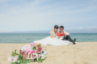 淡路島　チャペル・ビーチ　洋装撮影