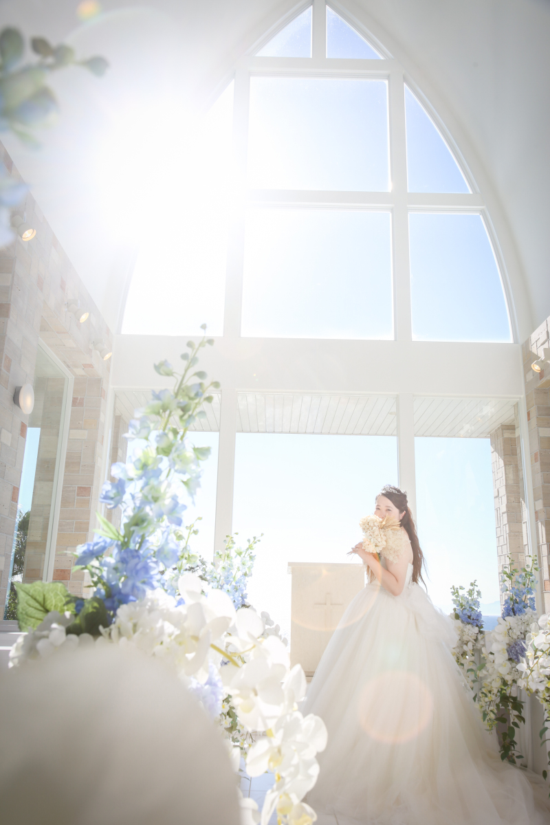 真っ白なチャペルは永遠の憧れ