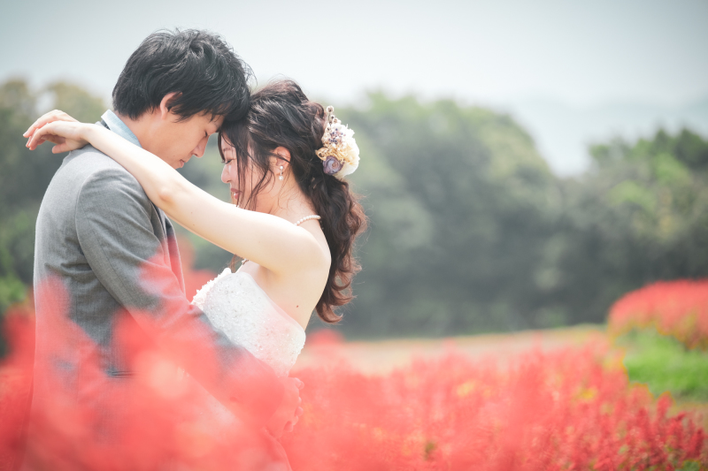 ダウンスタイルのヘアセット