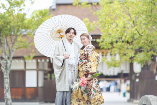 淡路伊弉諾神宮&スタジオ　和装ロケーション撮影
