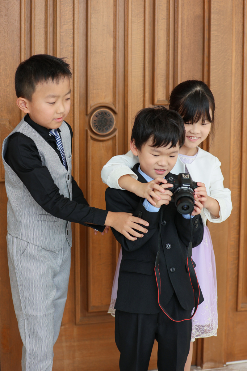 小さなカメラマン