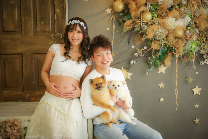 ワンチャンと一緒にマタニティphoto