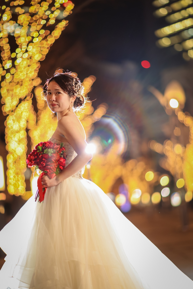 真っ赤なブーケ