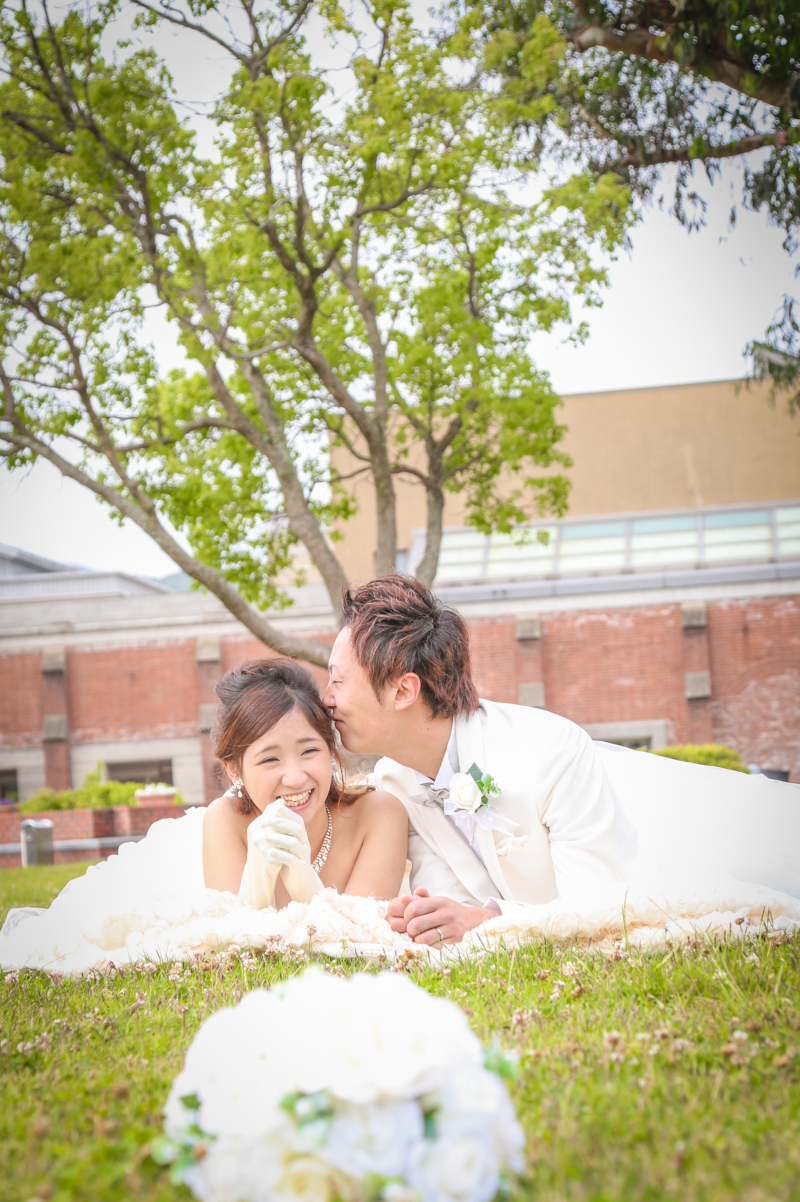 青空の下で開放感いっぱい♡