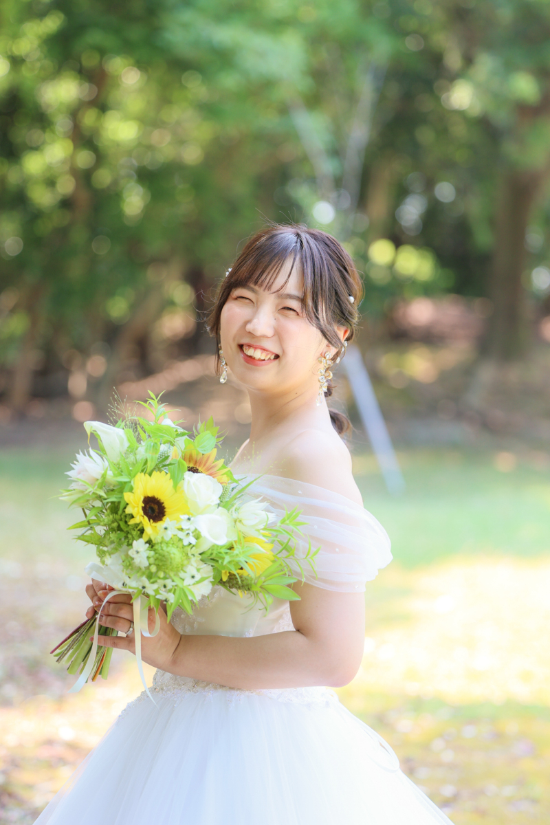新婦様のソロショット
