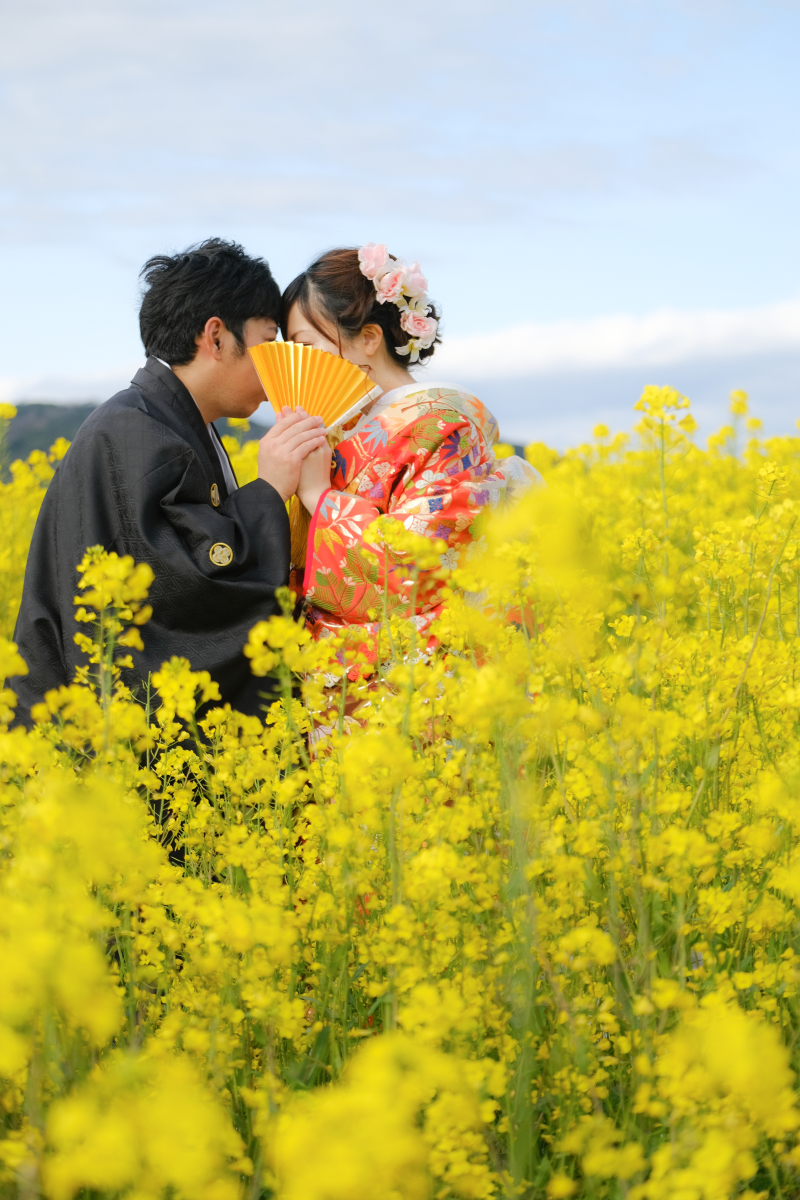 青空の下で開放感いっぱい♡