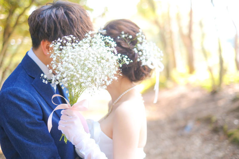 誰もいない秘密の森で。