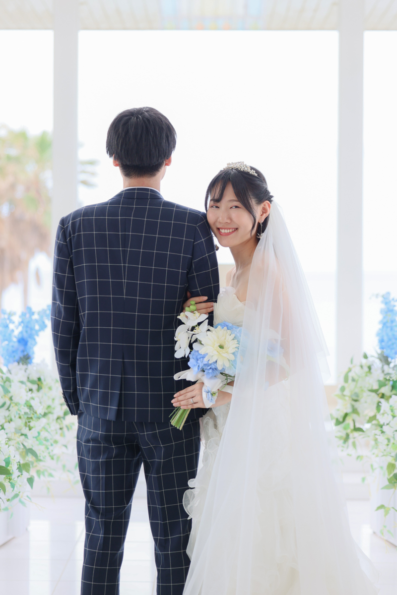 チャーミングな笑顔