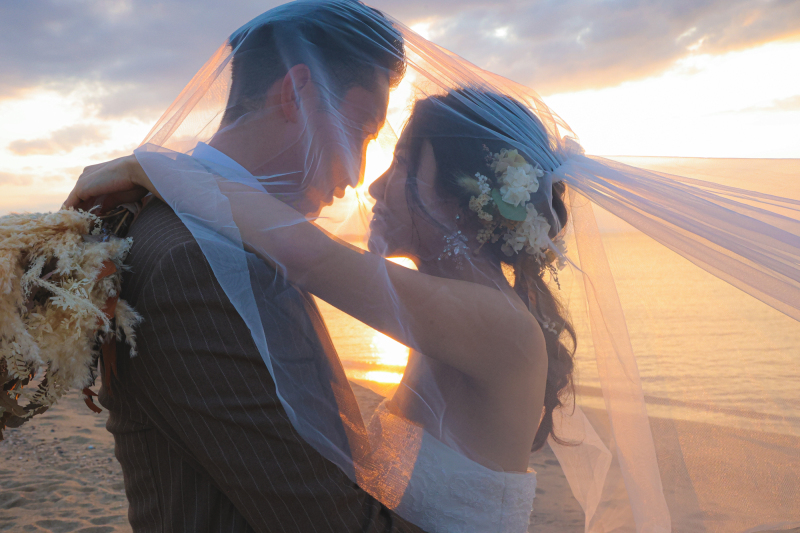 淡路島チャペル&森&サンセット　ウェディングロケーション撮影