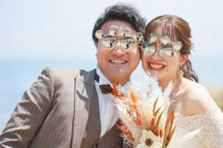 淡路ビーチ岩場・淡路島神社　和装・洋装撮影