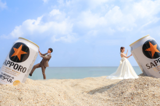 洲本八幡神社&ビーチ　和洋装ロケーション撮影