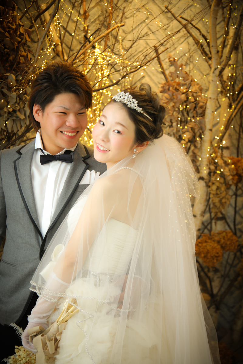 王道のティアラ&ベールで♡