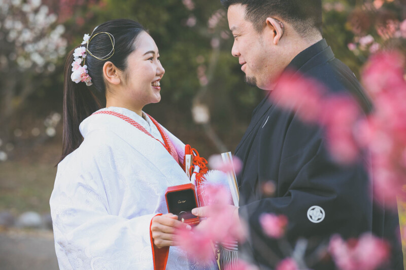 神戸自宅お支度&須磨離宮公園 和装ロケーション撮影