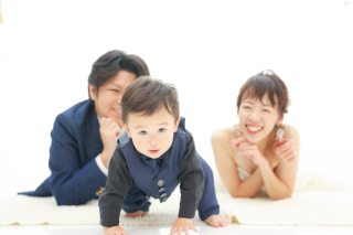 淡路島　スタジオ＆ビーチ　ファミリーフォト　ウェディングロケーション撮影