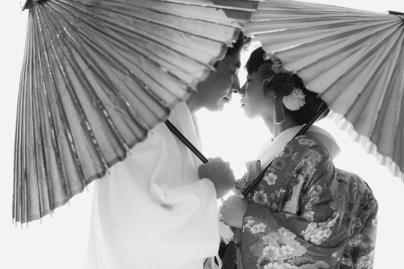 モノトーンでシックに