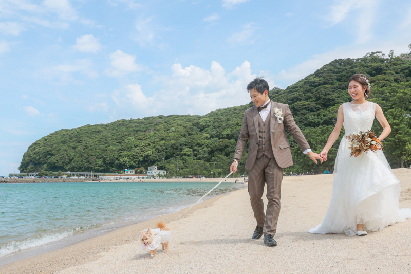 ビーチをお散歩