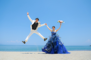 カクテルドレス　ビーチ