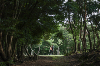 淡路島秘密の森・ビーチサンセット　洋装撮影