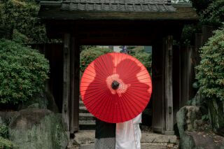 神戸相楽園　和装ロケーション撮影