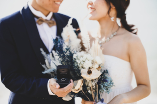 淡路島ビーチ　ウェディングロケーション撮影