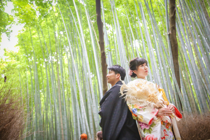 竹林の小径にて