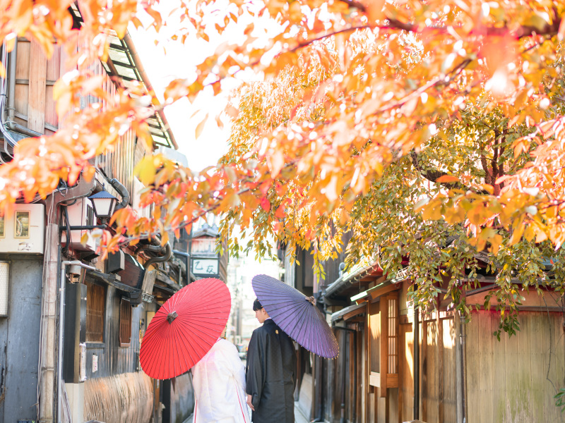 秋の紅葉シーズン到来!!ロケーション撮影