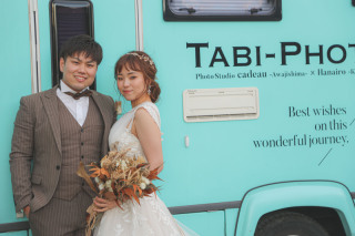 あわじ花さじき&ビーチサンセット　ウェディングロケーション撮影