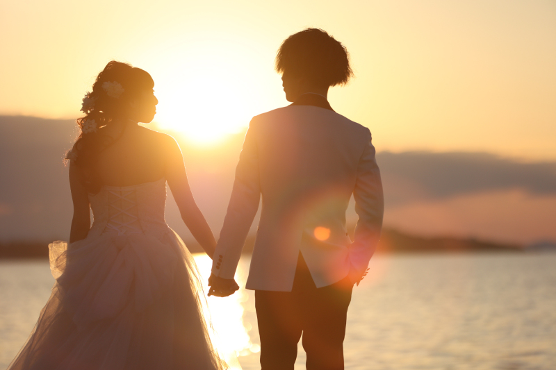 見つめ合う二人