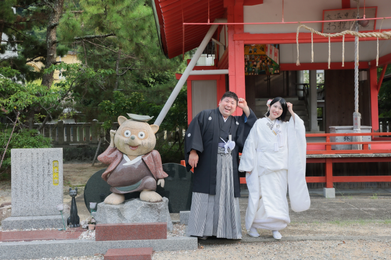 和洋装 八幡神社・ビーチ